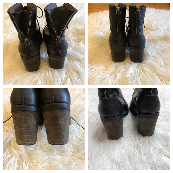 Bacio 61 Black Lace Up Bootie - Picture 11 of 15